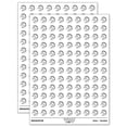 thumbnail image 1 of Cheery Spotted Narwhal 200+ Round Stickers - White - Gloss Finish - 0.50" Size, 1 of 3