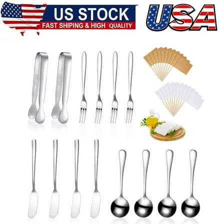 Cheese Butter Spreader Knives Set Charcuterie Accessories Stainless Steel Knives