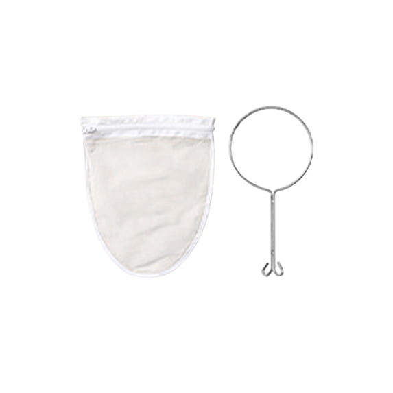 Cheese Cloth Bag for Straining, Premium Ultra Fine Mesh Strainer Bags with Stainless Steel Handle, Reusable Nut Milk Bags, Cheese Cloths for Straining Juice, Nutmilk, Coffee, Soup (Small)