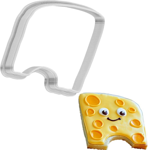 Cheese Cookie Cutter 4 Inch Made in USA by WONDERTORY