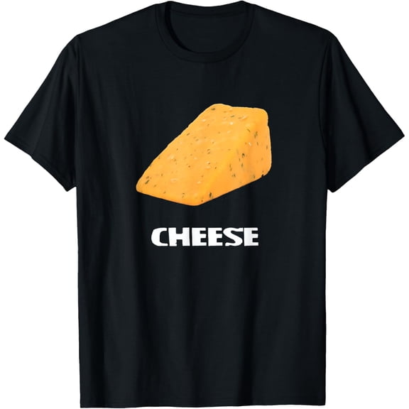 Cheese Couples Costume - Cheese and Crackers T-Shirt men and women can wear, black, white, gifts