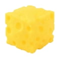 thumbnail image 1 of Cheese Cube Shaped Squeeze Cheesy Fun Mini Size Holey Texture Handheld Stress Relief Sensory Decompression Portable Relax Gadget, 1 of 7