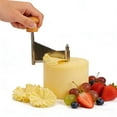 thumbnail image 1 of Cheese Curler Flower Maker Wheel Slicer, New Cheese Curler, Multifunctional Rust-Proof Shredder for All Round Hard Cheeses(NO BASE), 1 of 8