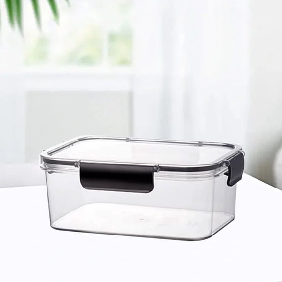 Cheese Dispenser - Refrigerator Fruit Flip Lid Block Organizer - Ginger Garlic Spice Storage Container - Plastic Food Saver Box 17.8x12.4x7cm