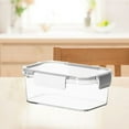 thumbnail image 1 of Cheese Dispenser Storage Container - Flip Lid Refrigerator Organizer for Fruit, Ginger, Garlic, Spice, Plastic Kitchen Food Saver, 1 of 7