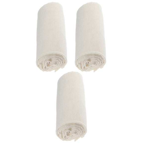Cheese Filter Cloth Milk Bag Gauze Cotton Sheet Rags Cheesecloth for Straining Muslin Fabric by The Metre 3 Pcs