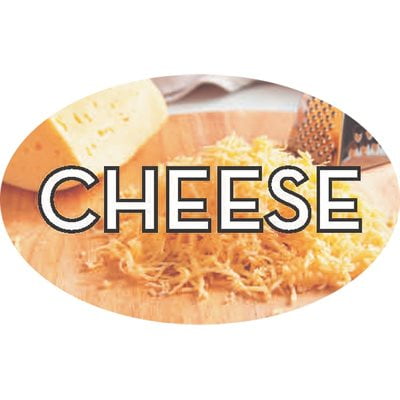 Cheese Food Store Labels 1.25" x 2" 500 each per roll Great Quality Stickers Decals