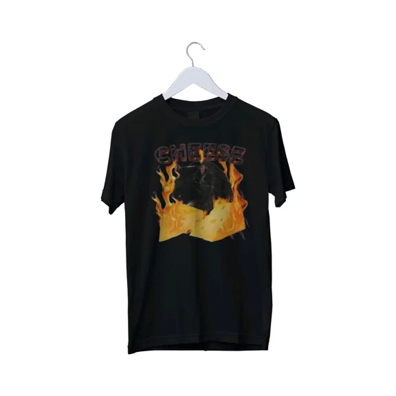 Cheese Funny Meme T-shirt, Rat Shirt, Mouse Graphic T-Shirt S M L XL 2 3 4 XL