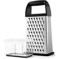 thumbnail image 1 of Cheese Grater with Container Box – Stainless Steel Kitchen Grater for Cheese, Parmesan, Zesting, Shredding, Cooking, and Kitchen Gadgets, Dishwasher Safe, 1 of 7
