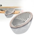 thumbnail image 1 of Cheese Grater with Container, Vegetable Slicer, Multi Purpose Graters for Kitchen, Box Grater Stainless Cheese Shredder Potato Slicer Cheese Shredder (Lotus Root Pink), 1 of 10