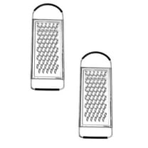 Cheese Grater Handheld, 12.2 Inch Flat Coarse Stainless Steel Graters for Kitchen, Food Grater with Anti- Handle, for Potato, Vegetable, Butter, Cheese, Kitchen Gadgets