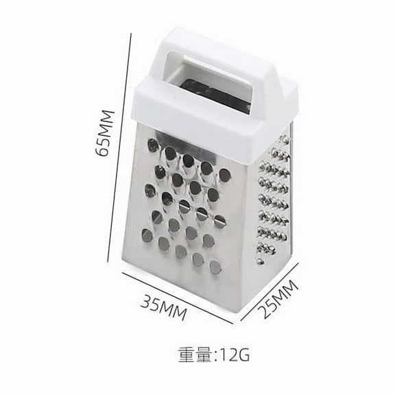 Cheese Grater with Handle Grinder, Small Cheese Grinder, Stainless Steel Bread Grinder with Handle, Efficient Kitchen tool for Grinding Garlic, Nutmeg, Chocolate, Dishwasher, Safe And Multifunctional