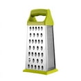 thumbnail image 1 of Cheese Grater Kitchen Tool - Stainless Steel, Four-Surface Design, Compact Handheld Grater for Garlic Nutmeg Chocolate, Dishwasher Safe, Easy Storage, 1 of 5