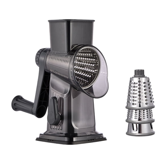 Cheese Grater Manual Vegetable Slicer With Handle Safer Kitchen With Suction Base For Cheese Potatoes & – Easy To Clean Grating compatible with Machine Palmetto Housewares Potato Grinder Pickle