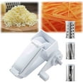 thumbnail image 1 of Cheese Grater,Rotary Cheese Grater,Hand Crank Cheese Cutter Slicer,Handheld Rotary Cheese Grater,Cheese,Vegetable,Nut Grater for Righ,Multifunctional Kitchen Craft Gyratory Vegetable Food Grater, 1 of 9