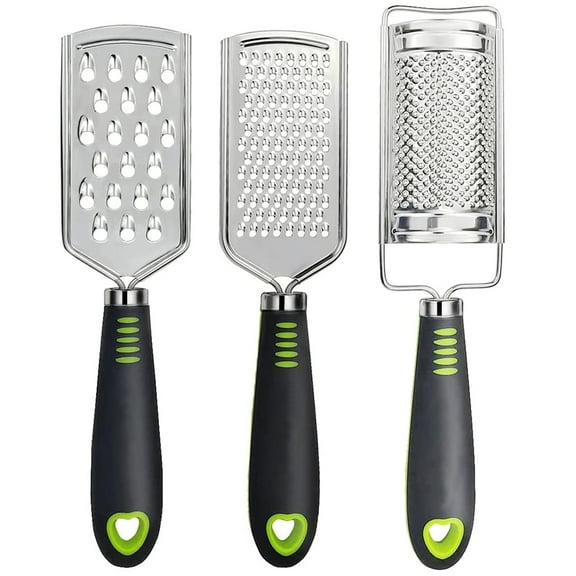 Cheese Grater Set Lemon Zest Grater, iPstyle Kitchen Food Grater for Parmesan Chocolate Ginger Garlic