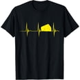 thumbnail image 1 of Cheese Heartbeat EKG Pulse Brie Gouda Cheddar T-Shirt, 1 of 5