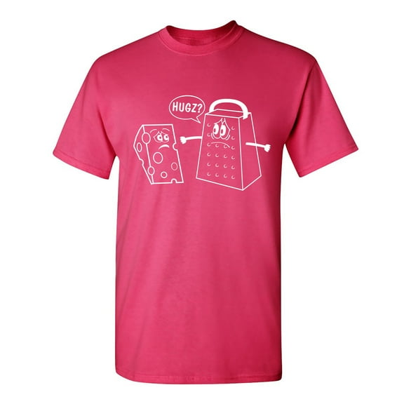 Cheese Hugz Sarcastic Humor Graphic Novelty Funny Youth T Shirt