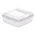 thumbnail image 1 of Cheese Keeper | Storage Container for Fridge | Food Box with Lid | Sliced Cheese Organizer for Fridge Vegetables, 1Pcs (Clear), 1 of 6