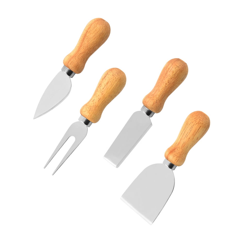 Cheese Knife Condiment Spreader Butter Cutting Machine Wood Stainless