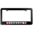 thumbnail image 1 of Cheese Love with Hearts License Plate Frame, 1 of 1