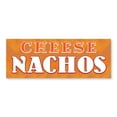 thumbnail image 1 of Cheese Nachos 12" x 4.5" Decal | Advertise Your Business | All Weather Can Apply To Any Surface | Mexican Restaurant Food Truck | Made in The USA, 1 of 3