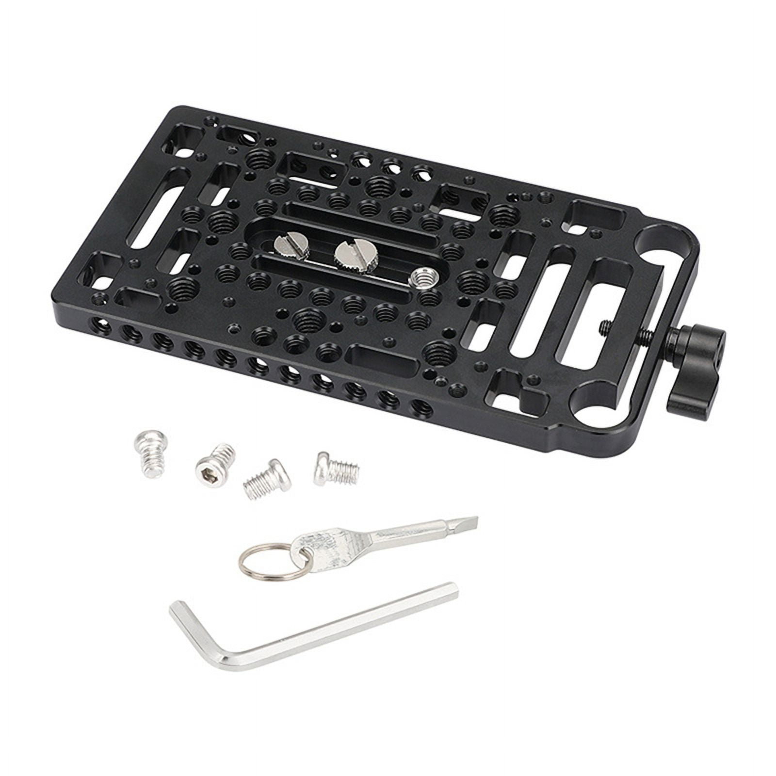 Cheese Plate V Mount Battery Plate with 15mm Rod Clamp OnePiece for V