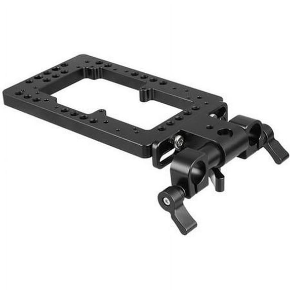 Cheese Plate with Adjustable 15mm Rod Clamp for Double-Side Power Supply System