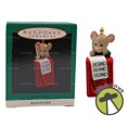thumbnail image 1 of Cheese Please Mouse Miniature Hallmark Keepsake Ornament New 1993 QXM4072, 1 of 8