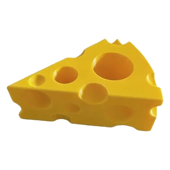 Cheese Shaped 3D Printed Toothbrush and Toothpaste Storage Rack For Children