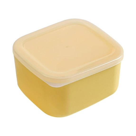 Cheese Slice Organizer Food Storage Container Airtight Transparent Cover Stackable Space Saving Practical Kitchen Accessory