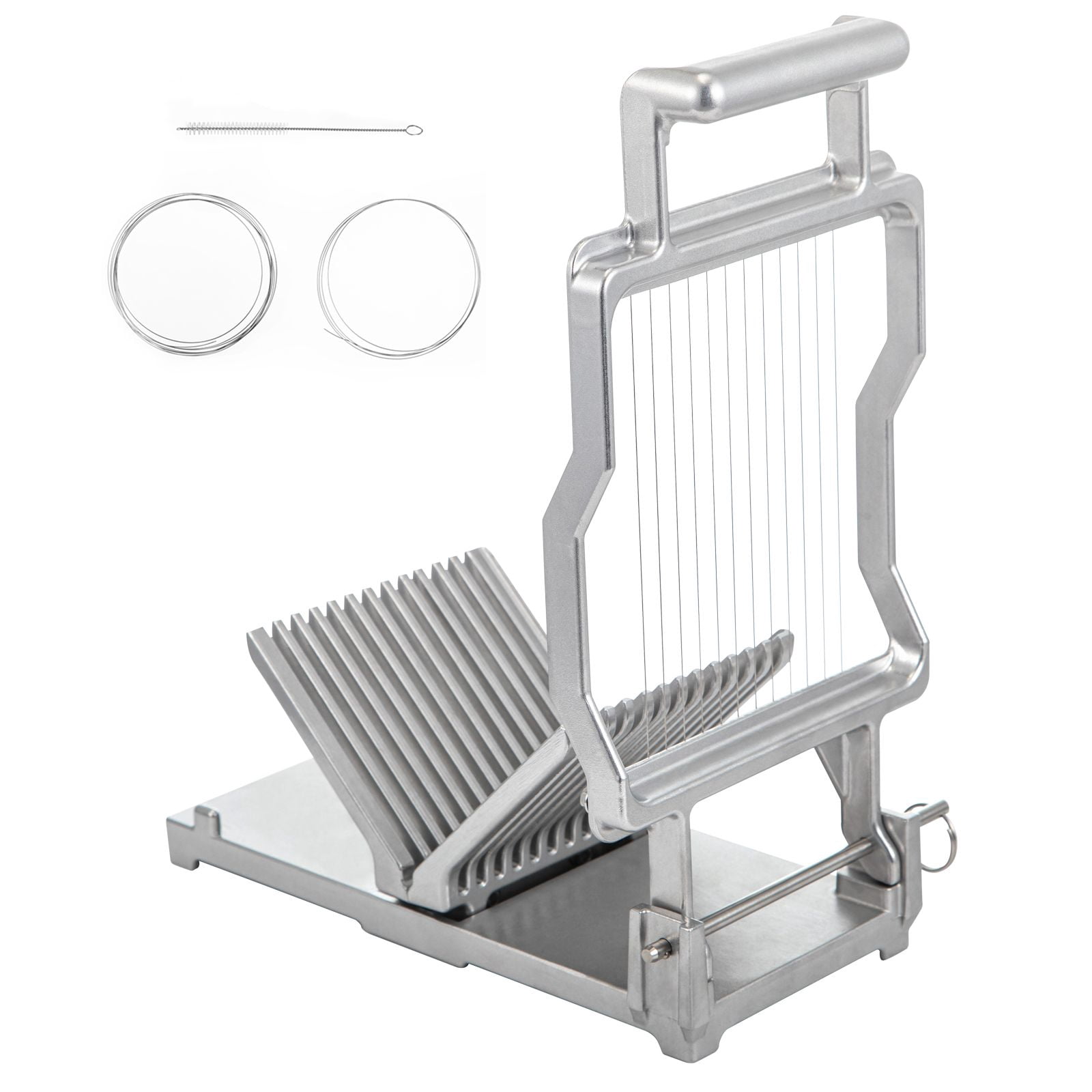 Cheese Slicer 1cm/2cm Adjustable Aluminum Alloy 304 Stainless Steel Wire with 2 Spare Wires for Cheese Tofu Butter