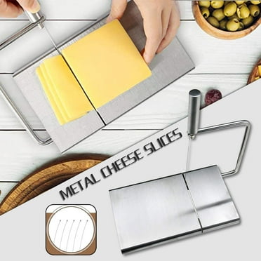 Cheese Slicer Accessories Cheese Cutter Stainless Steel Components - Great for Making Giftable Cheese Cutting Boards with This Cheese Slicer Kit White