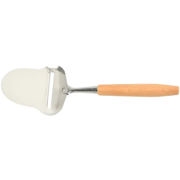 Cheese Slicer,Cheese Butter Slicer Scraper Server,Manual Cheese Slicer Grater Peeler Plane with Wooden Handle Stainless Steel Sharp Blade Cheese Plane for Cheeses