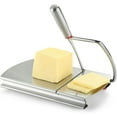 thumbnail image 1 of Cheese Slicer Cutter, Stainless Steel Cheese Cutter Board with Blade for Block Cheese, Vegetables, Butter, Sausages, Bread, 1 of 6