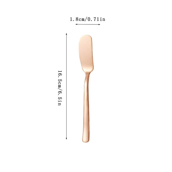 Cheese Spatula - 304 Stainless Steel Cream Spreader, Small Pastry Baking Tool for Home Kitchen Baking ( Rose Gold )