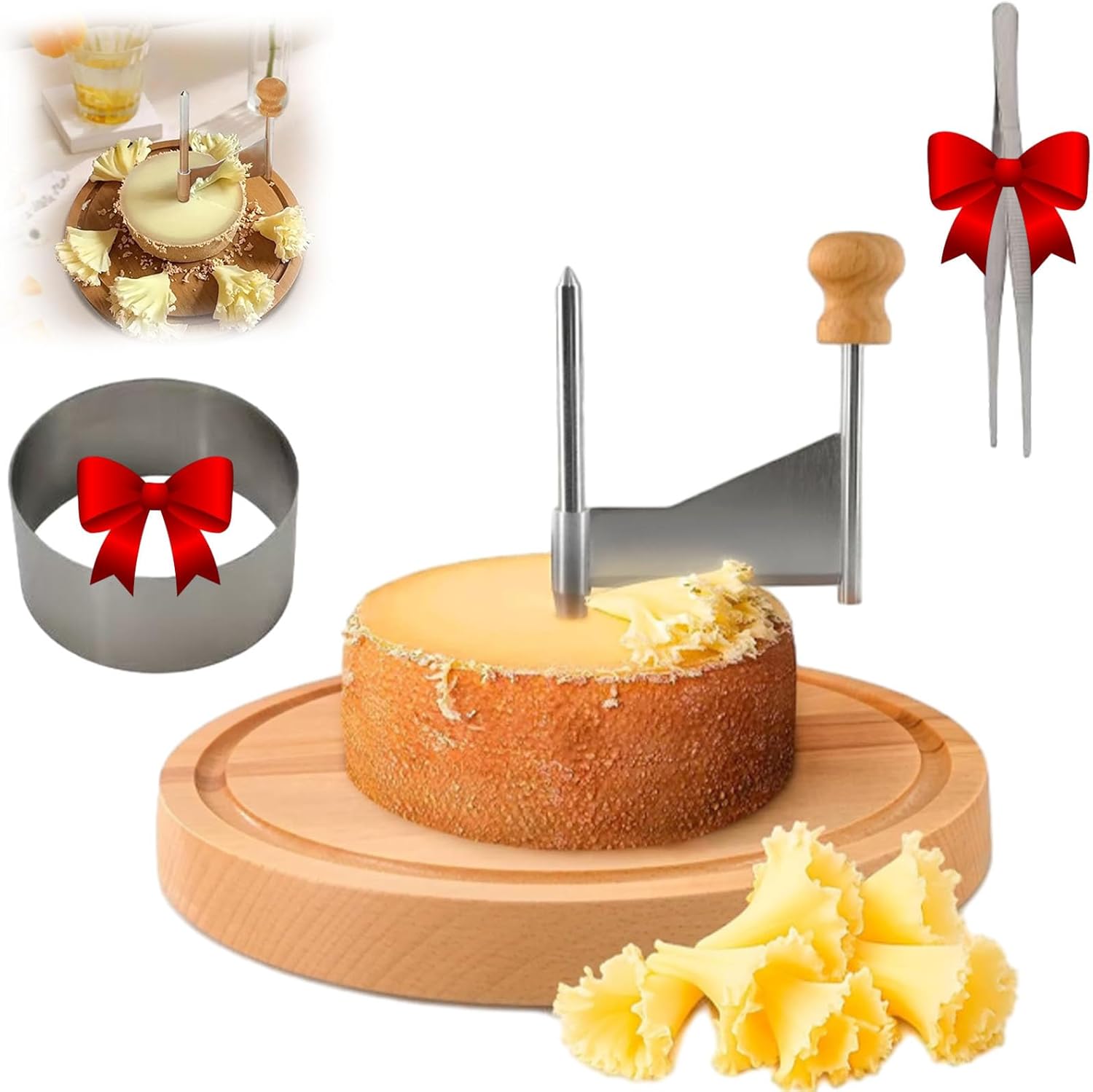 Cheese Spinner, Stainless Steel Cheese Butter Chocolate Shaver to ...