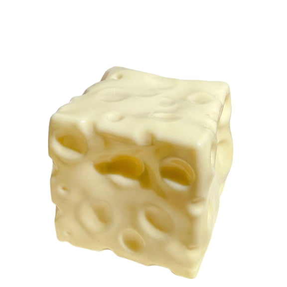 Cheese Squishies, Big Jumbo Soft Slow Rising Cheese Block, Squeeze Cube Stress Ball Fun Squeeze Ball for Stress Relief, Holiday, Easter and Birthday Gifts