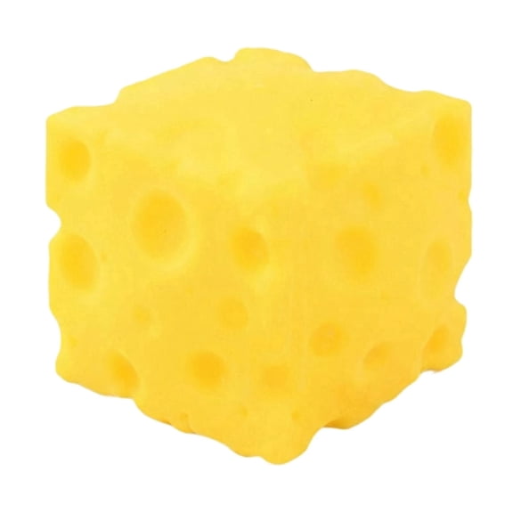 Cheese Squishy Block, Squishy Fidget for Adults , Easter Basket Stocking Stuffers, Sensory Stress Ball Squeeze for Stress Relief