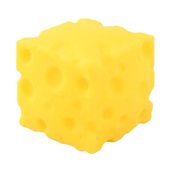 Cheese Squishy, Cheese Block Squeezable Cube, Squishies Stress Relief Fidget Ball