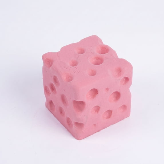 Squishy Cheese Block, Realistic Slow Rising Food Fidget for Stress Relief and Anxiety Relaxation, Portable Christmas Gift for Adults