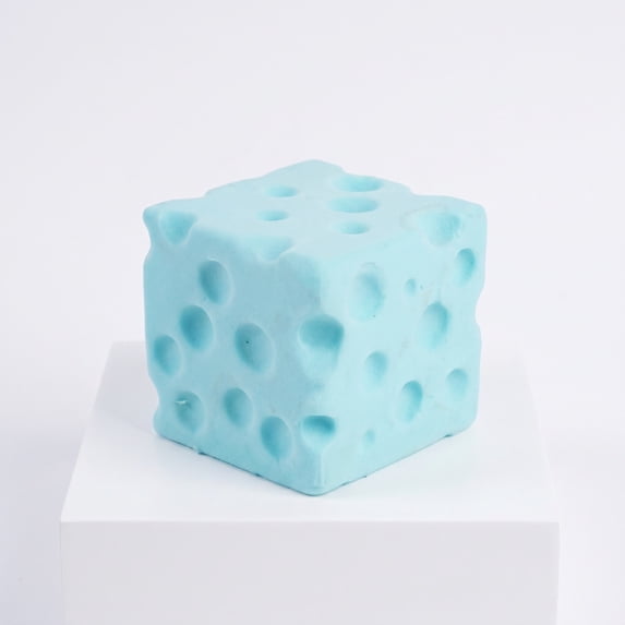 Squishy Cheese Block, Realistic Slow Rising Food Fidget for Stress Relief and Anxiety Relaxation, Portable Christmas Gift for Adults