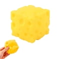 thumbnail image 1 of Cheese Stress Relief Soft Novelty Toy, Squishy Squeeze Cheese Block, Unbreakable Cheese Figurine Simulation Cheeses Food Squeeze Toy (1.6in), 1 of 4