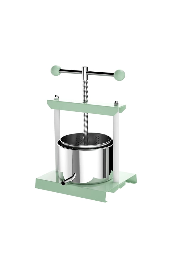 Cheese Tincture Herb Fruit Wine Manual Press - 0.53 Gallon Stainless Steel Barrels Press Machine for Juice, Vegetable,Wine,Olive Oil