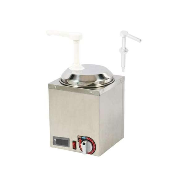 Cheese Warmer Sauce Dispenser Hot Fudge Machine 2.5L Capacity Stainless Steel for Restaurants Concession Stands