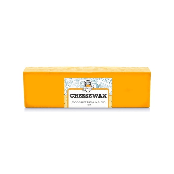 Cheese Wax, Orange - 1lb - For Homemade Cheeses