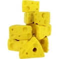 thumbnail image 1 of Cheese Wedge Pencil Erasers, 10-Pack, 1 of 2