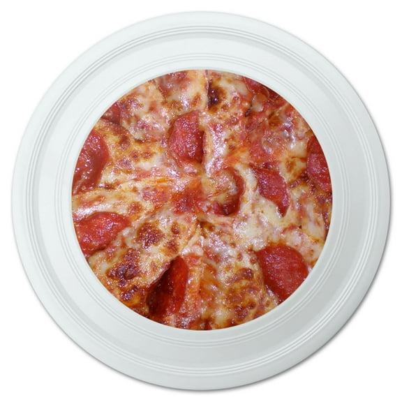 Cheese and Pepperoni Pizza Pie Novelty 9" Flying Disc