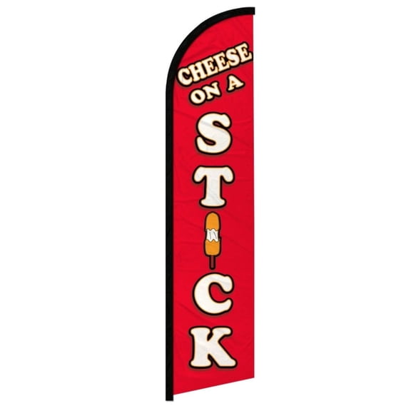 Cheese on a Stick Windless Banner Flag