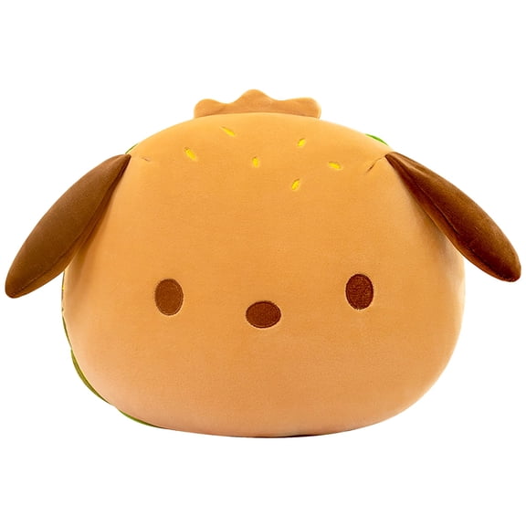Cheeseburger Dog Plush, Cute Plushies for Girls, Kawaii Food Pillows Toy Plush, Gift for Kids, Girls & Boys